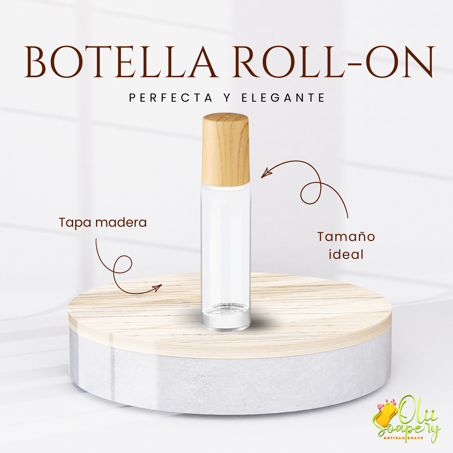 Botellas Roll-On de 10 ml – Para Aceites y Formulación Cosmética