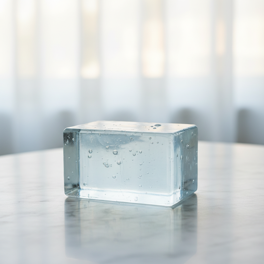 Base de Jabón Crystal ST Ultra Transparente Melt & Pour | Glicerina Alta Claridad para Soap Making (ST) 2 Libras