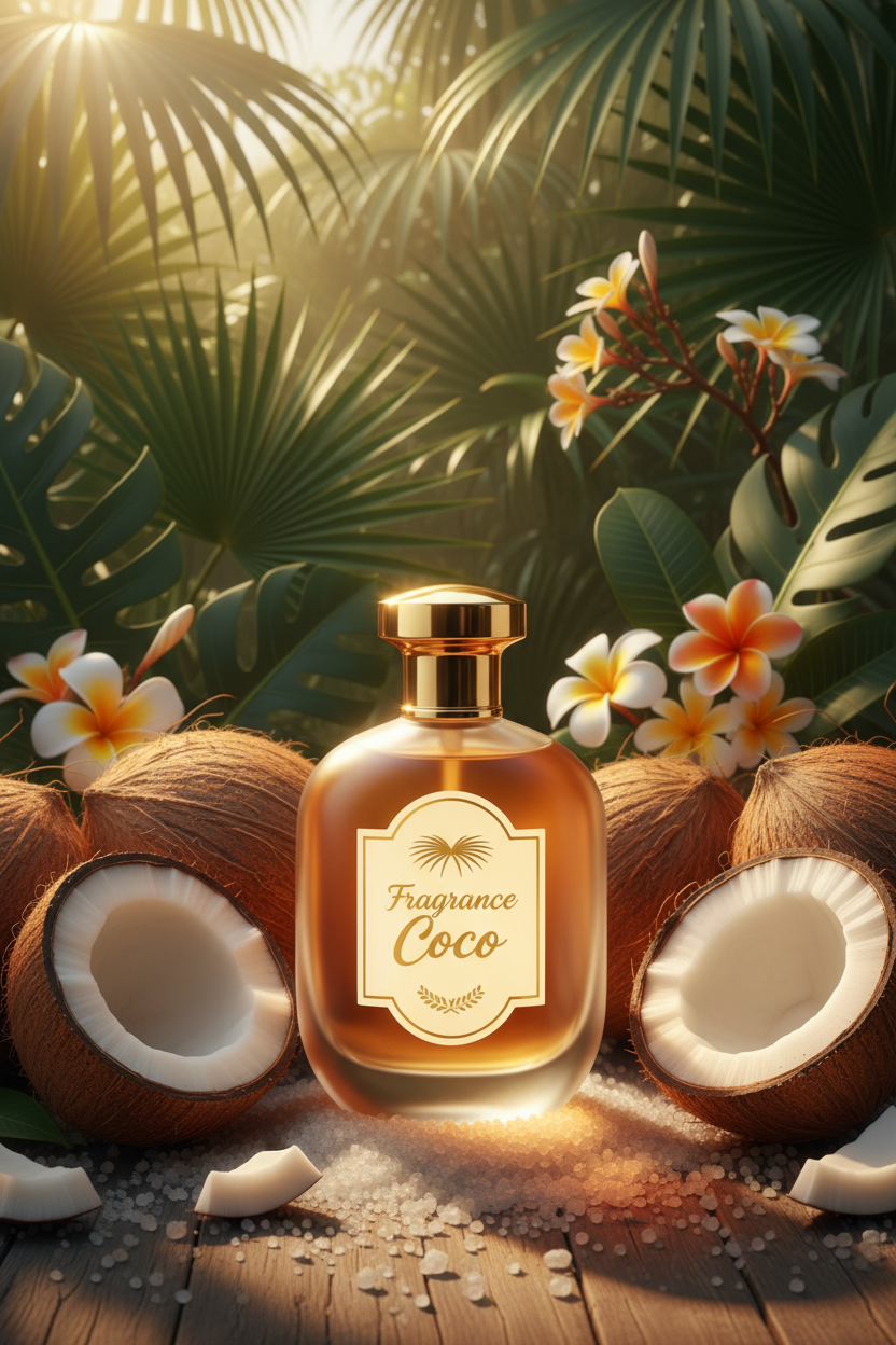Fragancia de COCO para Jabones y Velas – 2 oz