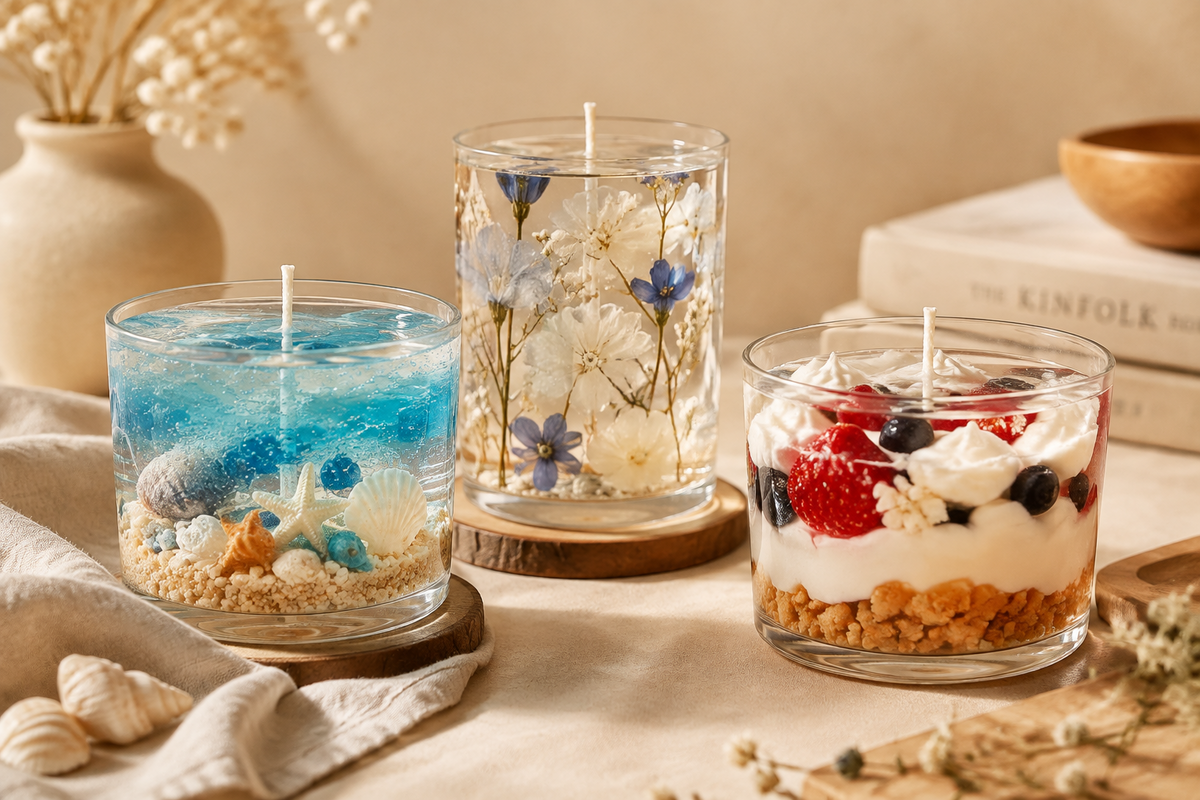 Clear Jelly Wax / Gel Wax Transparente para Velas | 1 lb, 2 lb y 5 lb