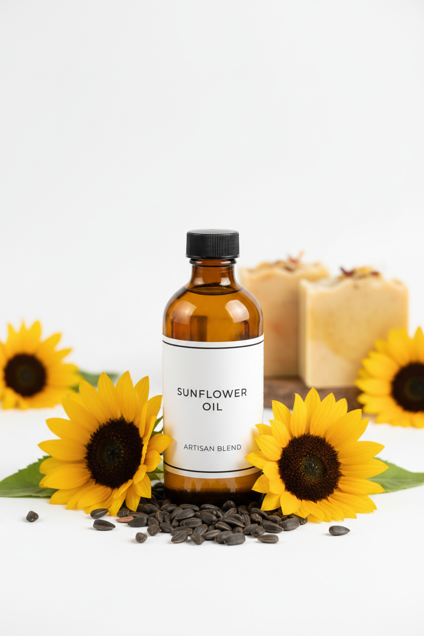 Aceite de Girasol (Sunflower oil) – Aceite Vegetal para Jabonería, Cosmética y Cuidado de la Piel