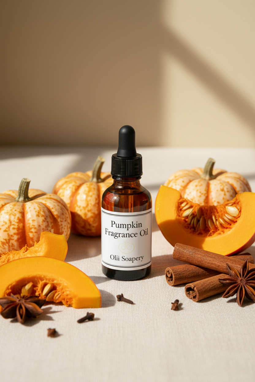 Fragancia Calabaza– Aroma Dulce, Especiado y Acogedor para jabones y velas (2 oz)