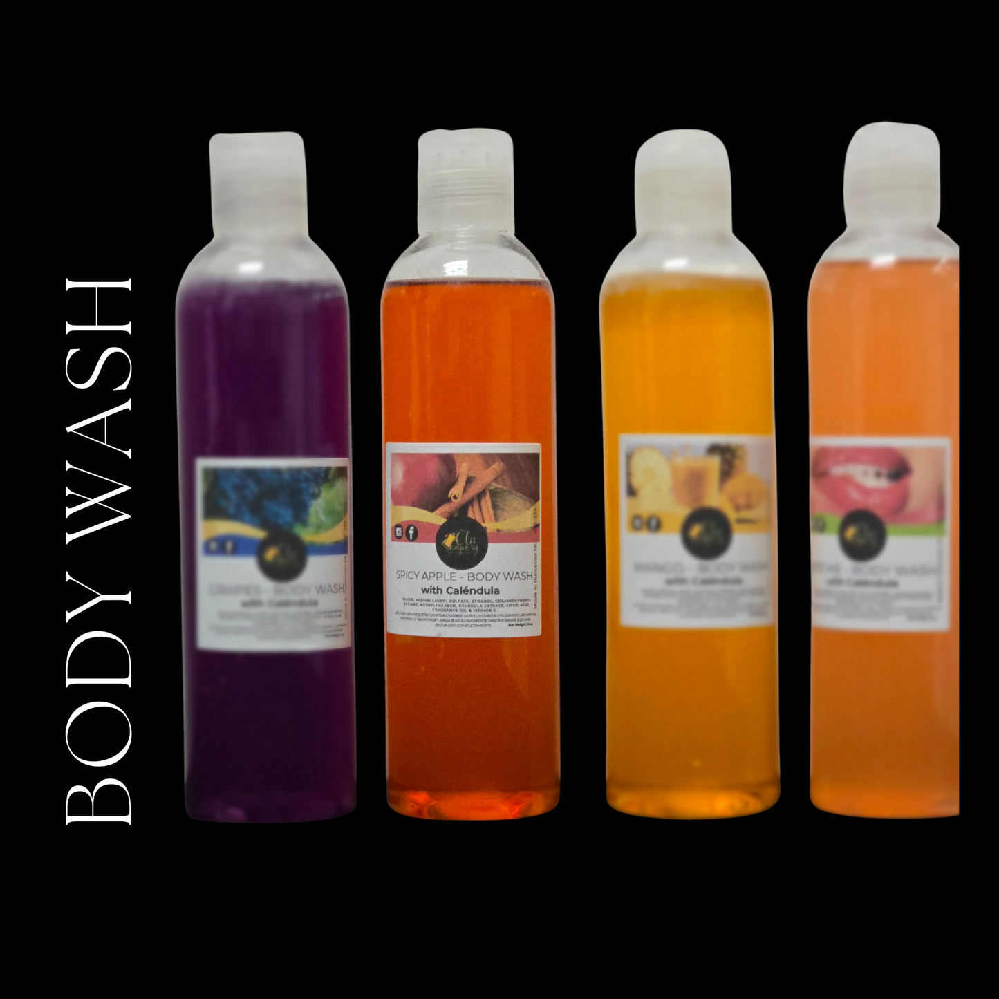 Body Wash – Suave, Nutritivo y Enriquecido con Caléndula