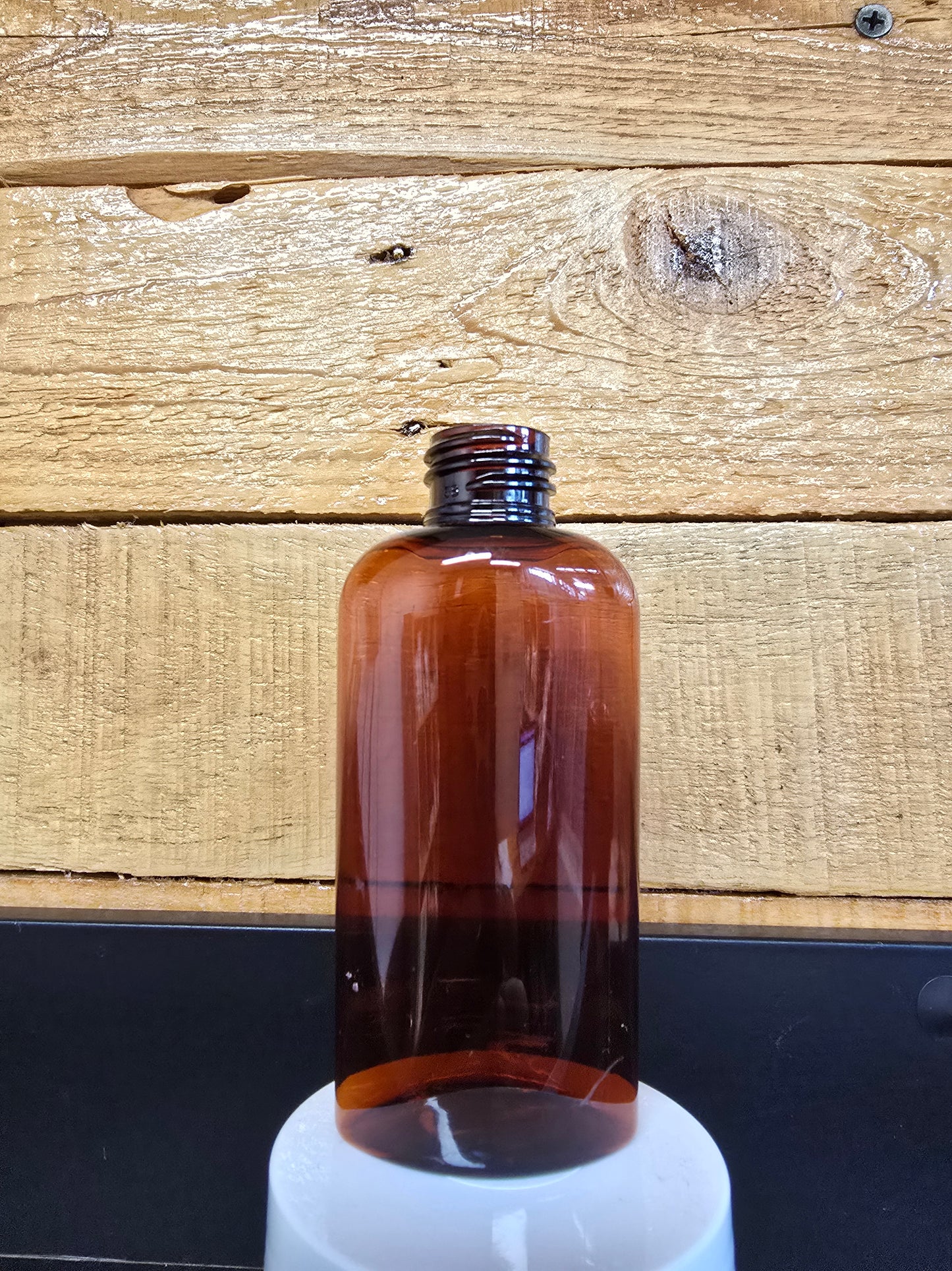 Botella Ámbar 2 oz – OVAL BOTTLE (Sin Tapa)