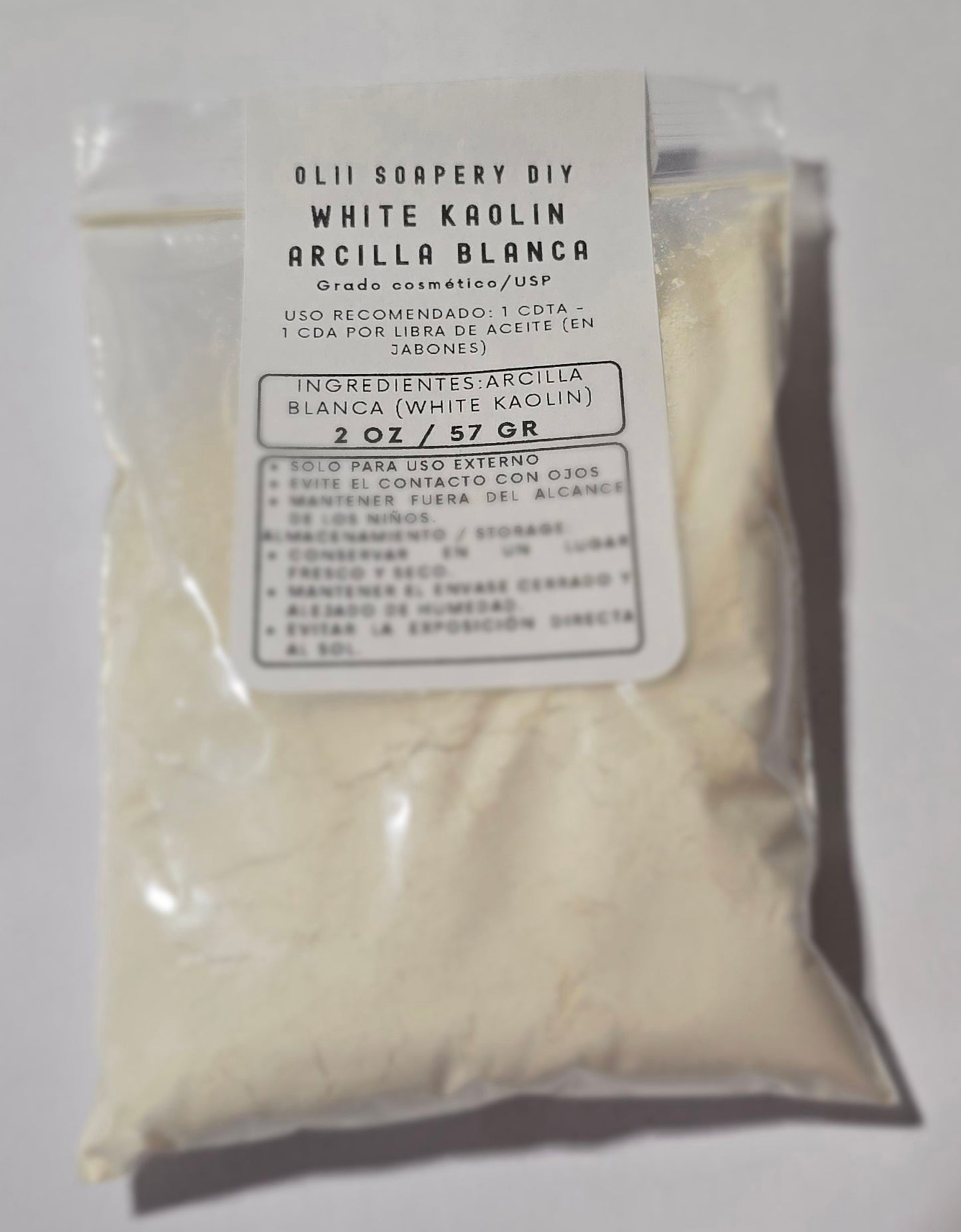 Arcilla Blanca (White Kaolin)