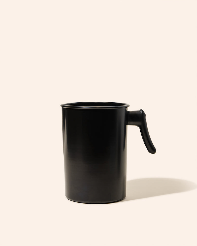 black pouring pitcher
