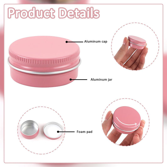 Envases Aluminum Tin Can 0.5 oz para Lip Balm, Salves y DIY | Olii Soapery