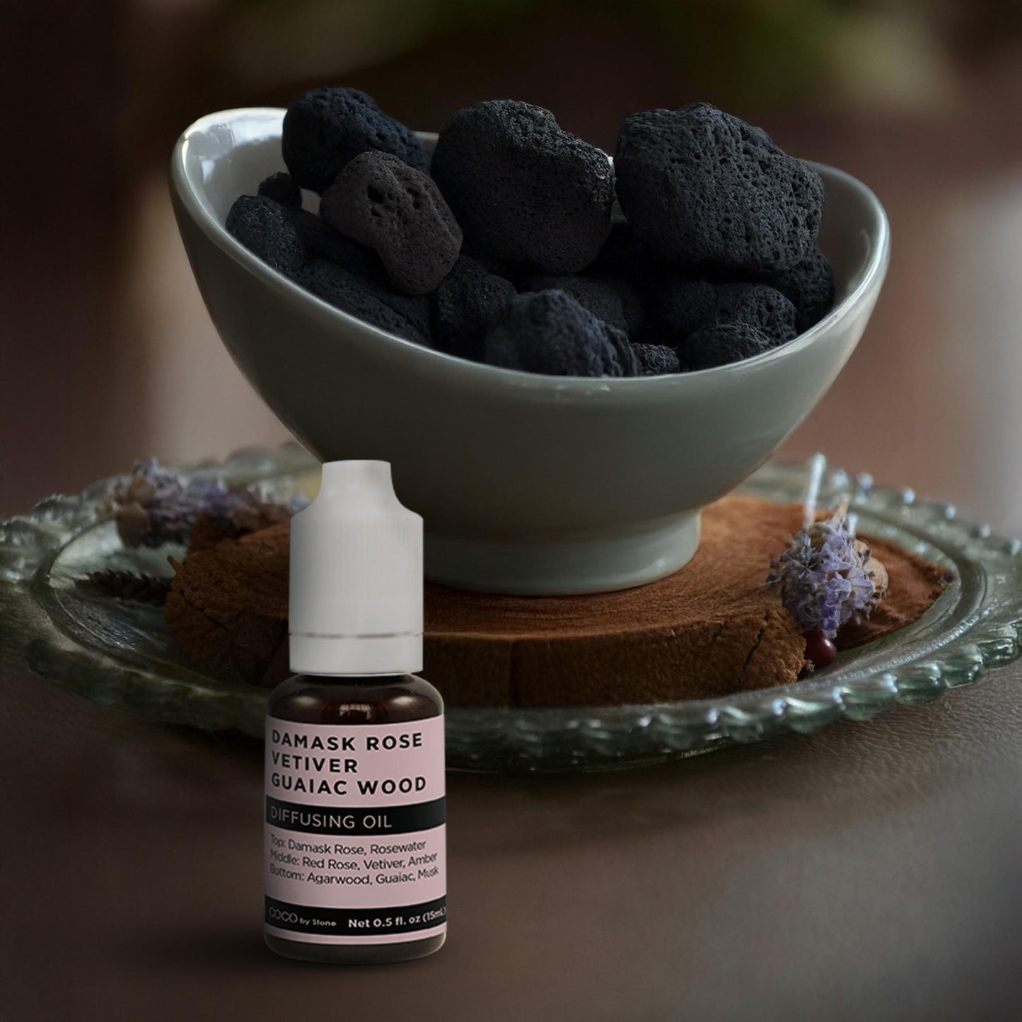 Diffusing Oil (Damask Rose | Vetiver | Guaiac Wood)