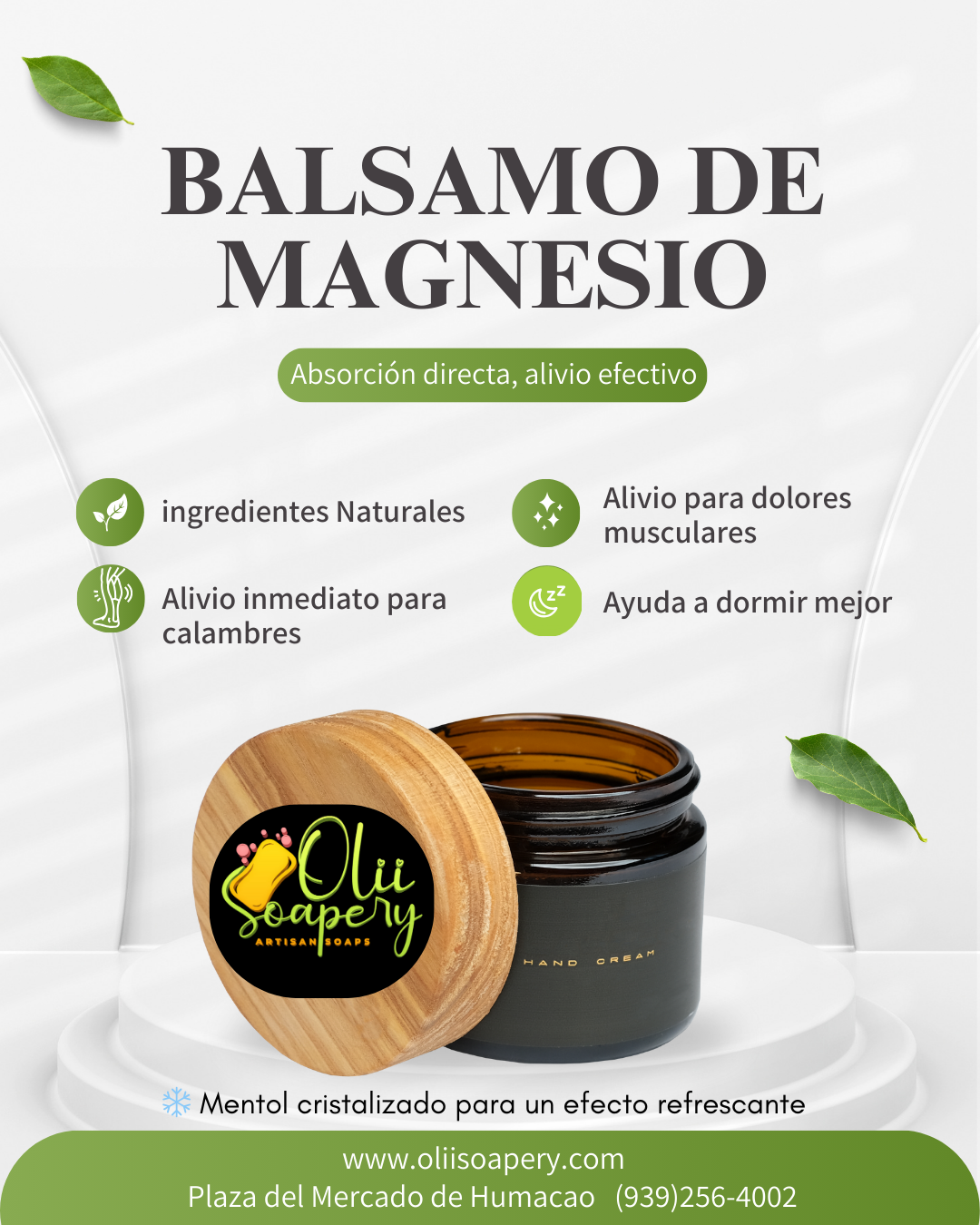 Bálsamo de magnesio (Magnesium Lotion)