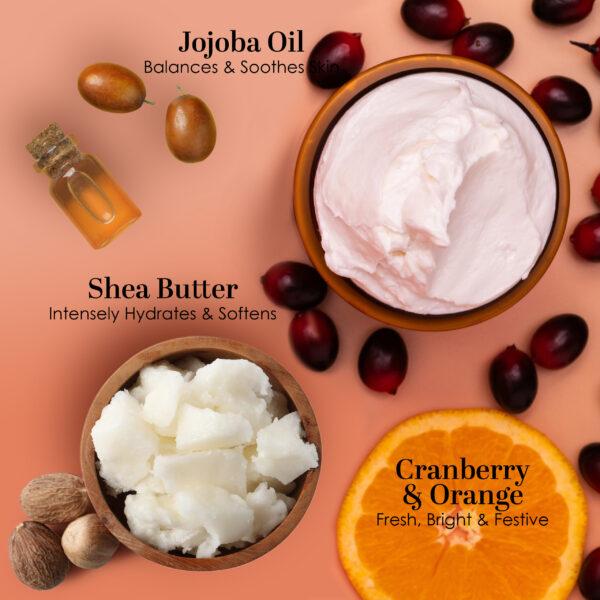 Cranberry Butter Blend | Manteca Cosmética de Cranberry, Shea y Jojoba (1 oz)