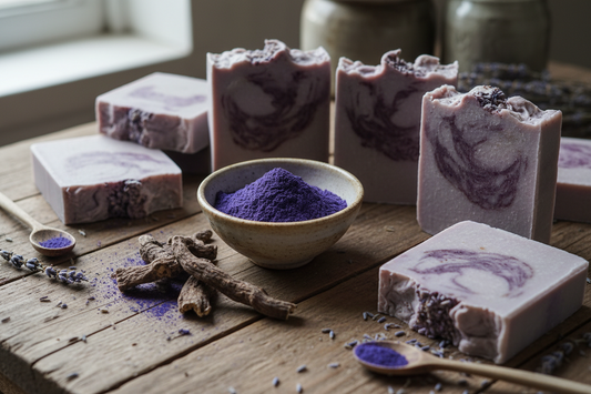 Alkanet Root Powder por Onza | Colorante Natural para Jabones y Cosmética