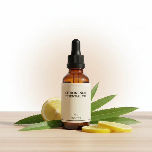 Aceite Esencial de Citronella 100% Puro – 1 oz | Aromaterapia, Jabones y Velas