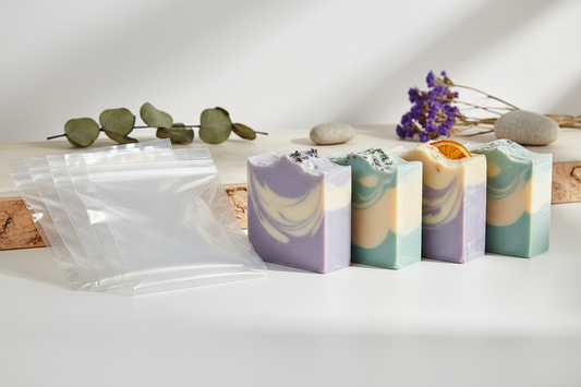 Shrink Wrap 4 x 6" para Jabones Artesanales | Envoltura Termoencogible Transparente
