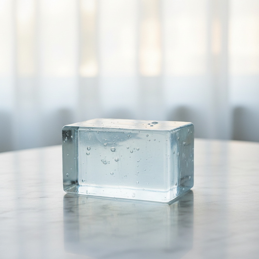 Base de Jabón Crystal ST Ultra Transparente Melt & Pour | Glicerina Alta Claridad para Soap Making (ST) 2 Libras