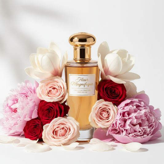 Fleur Magnifique Fragrance Oil 2 oz – Fragancia Floral Elegante para Velas, Jabones y Wax Melts