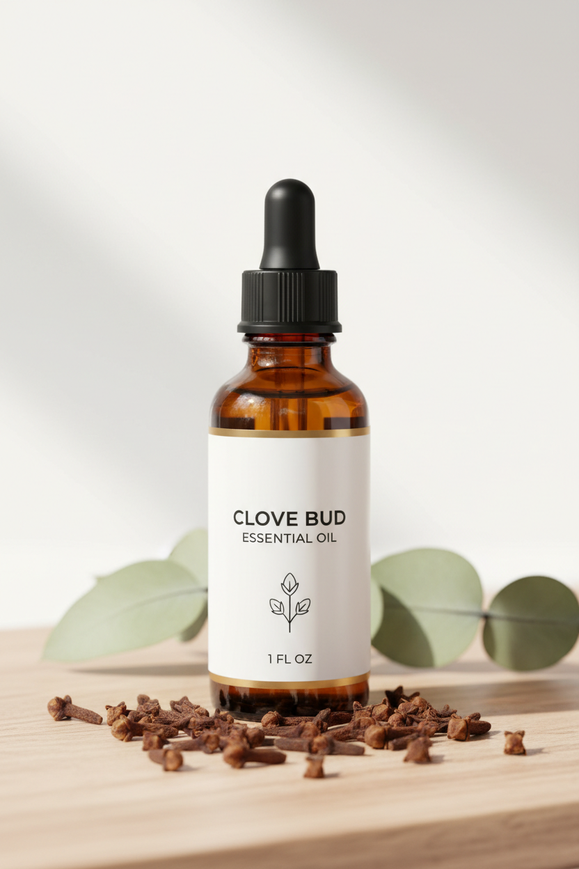 Aceite Esencial de Clavo (Clove Bud) 100% Puro - 1 oz