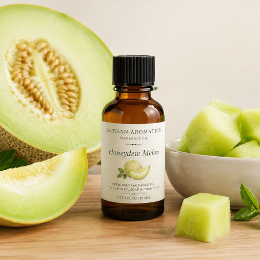 Fragancia Meloncillo (Fragrance Oil) | Fragancia Floral y Frutal para Jabones y Velas (2 OZ)