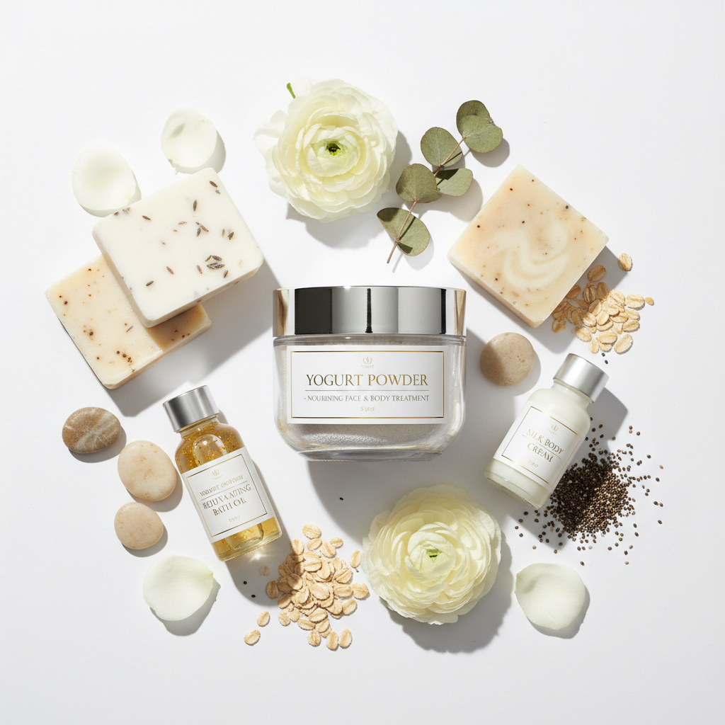 Yogurt en Polvo para Cosmética y Cuidado Personal (1 oz) | Ingrediente para Jabones, Mascarillas y Productos Artesanales