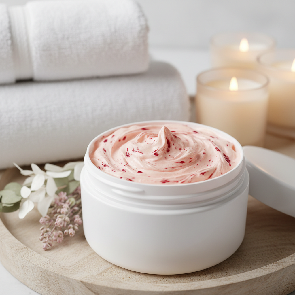 Cranberry Butter Blend | Manteca Cosmética de Cranberry, Shea y Jojoba (1 oz)