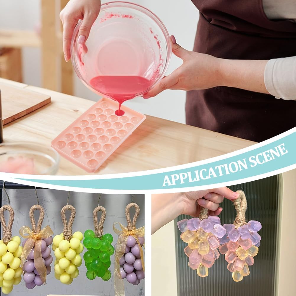 Molde de Uvas para Jabones Artesanales (Glicerina DIY)