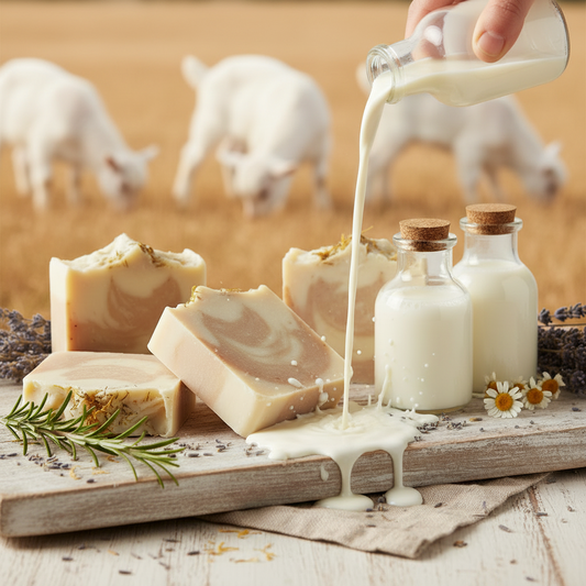 Base de Jabón Crystal Goat’s Milk – Leche de Cabra Melt & Pour Hidratante para Jabón Artesanal (2 LBS-SP)