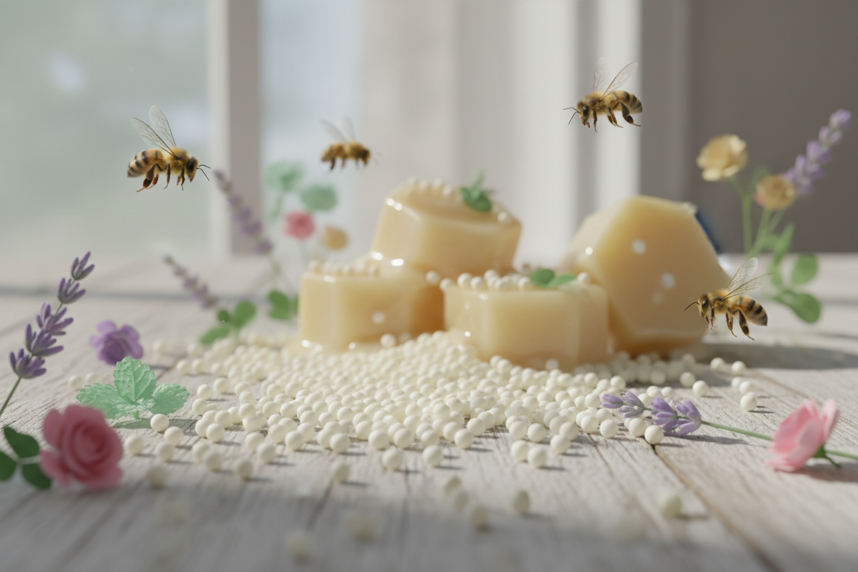 Beeswax Pellets (Cera de Abeja Blanca o amarilla en Pellets)