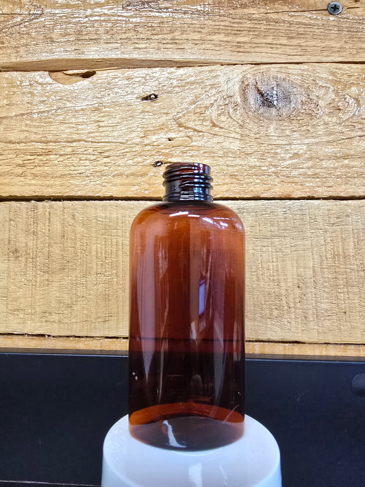 Botella Ámbar 2 oz – OVAL BOTTLE (Sin Tapa)