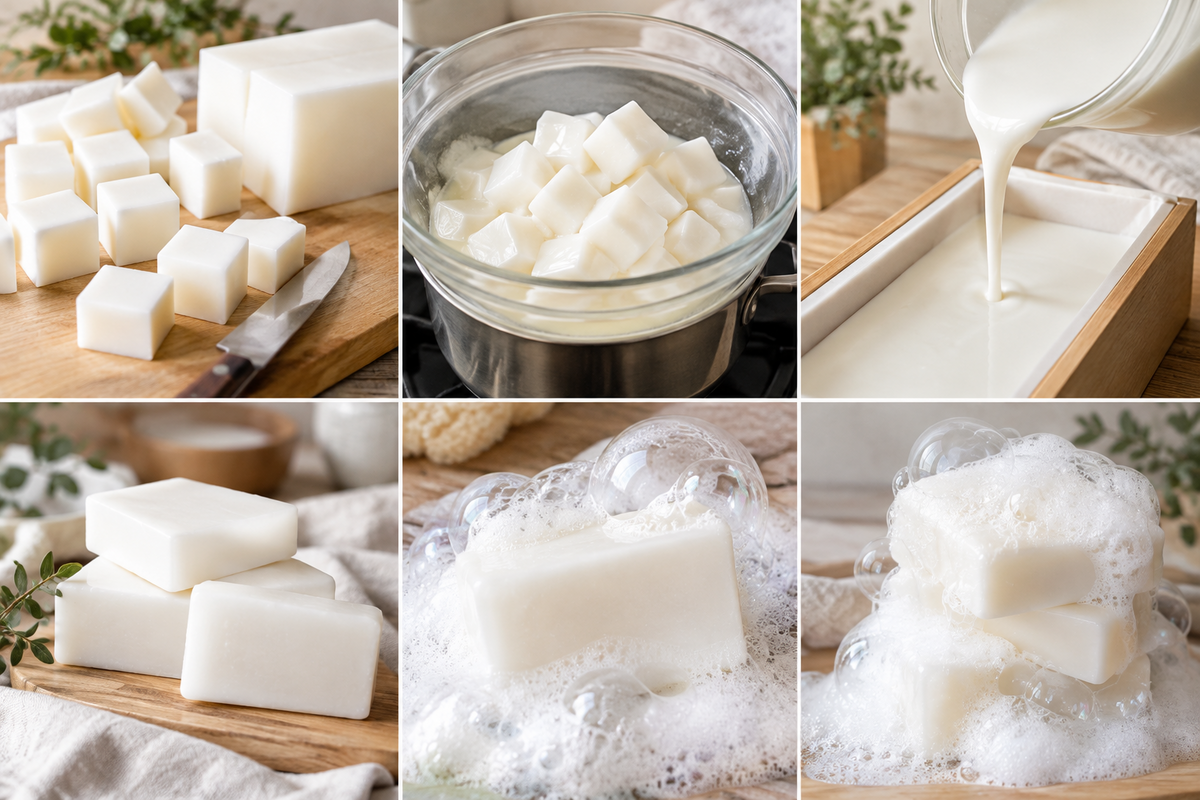 Base de Jabón Ultra Blanca / Crafter’s Choice Ultra White Melt & Pour Soap Base — 2 lb