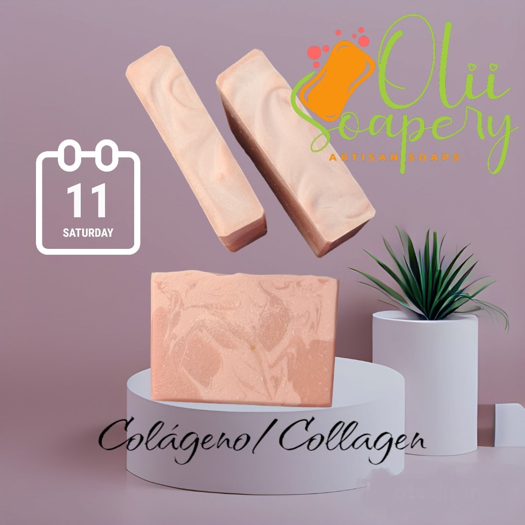 Jabón de Colágeno – Artesanal y Suave con la Piel (Collagen)